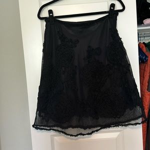 Carole Little Dressy Black Skirt